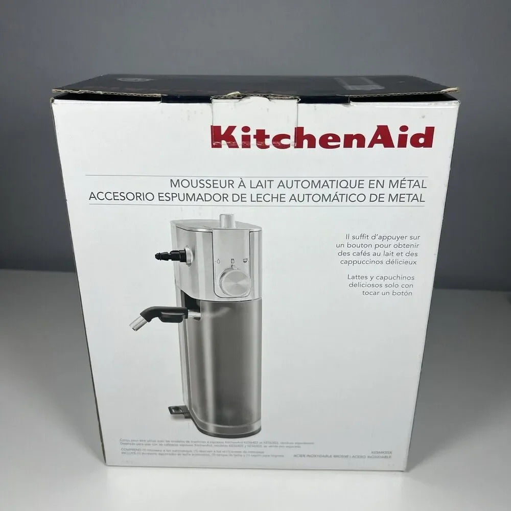 KitchenAid KESMK5SX Metal Automatic Milk Frother Attachment For KES6503 KES6403